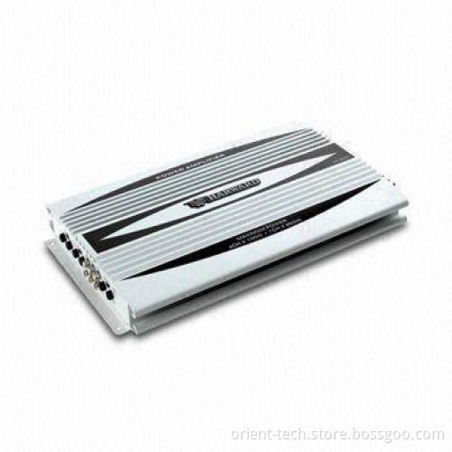 Car Amplifier with 75W x 4 +180W 5CH High Performance and Heavy Duty Heatsink